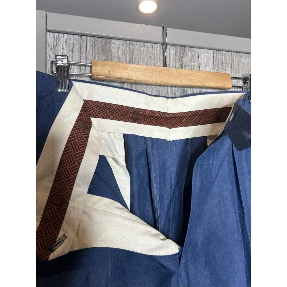 Paul Stuart John Pants Trousers Linen Silk